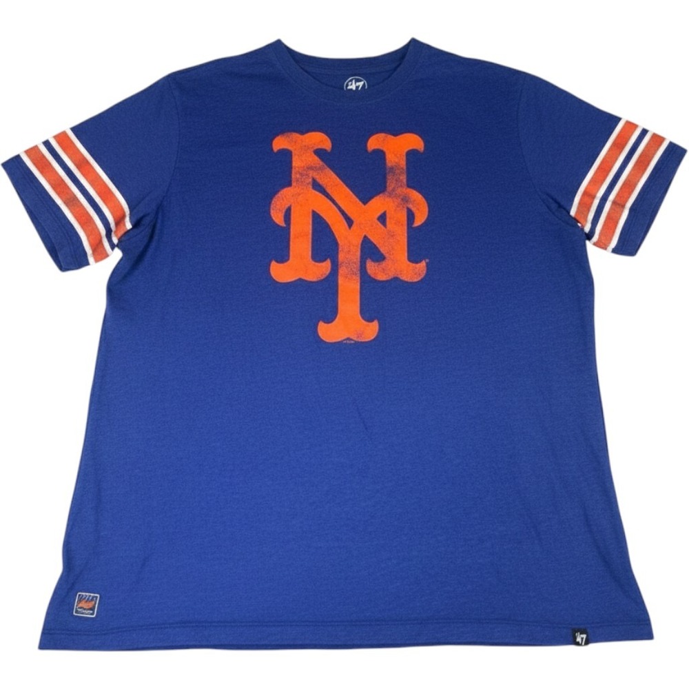 New York Mets MLB Women's '47 Brand Short Sleeve Shirt Size 2XL